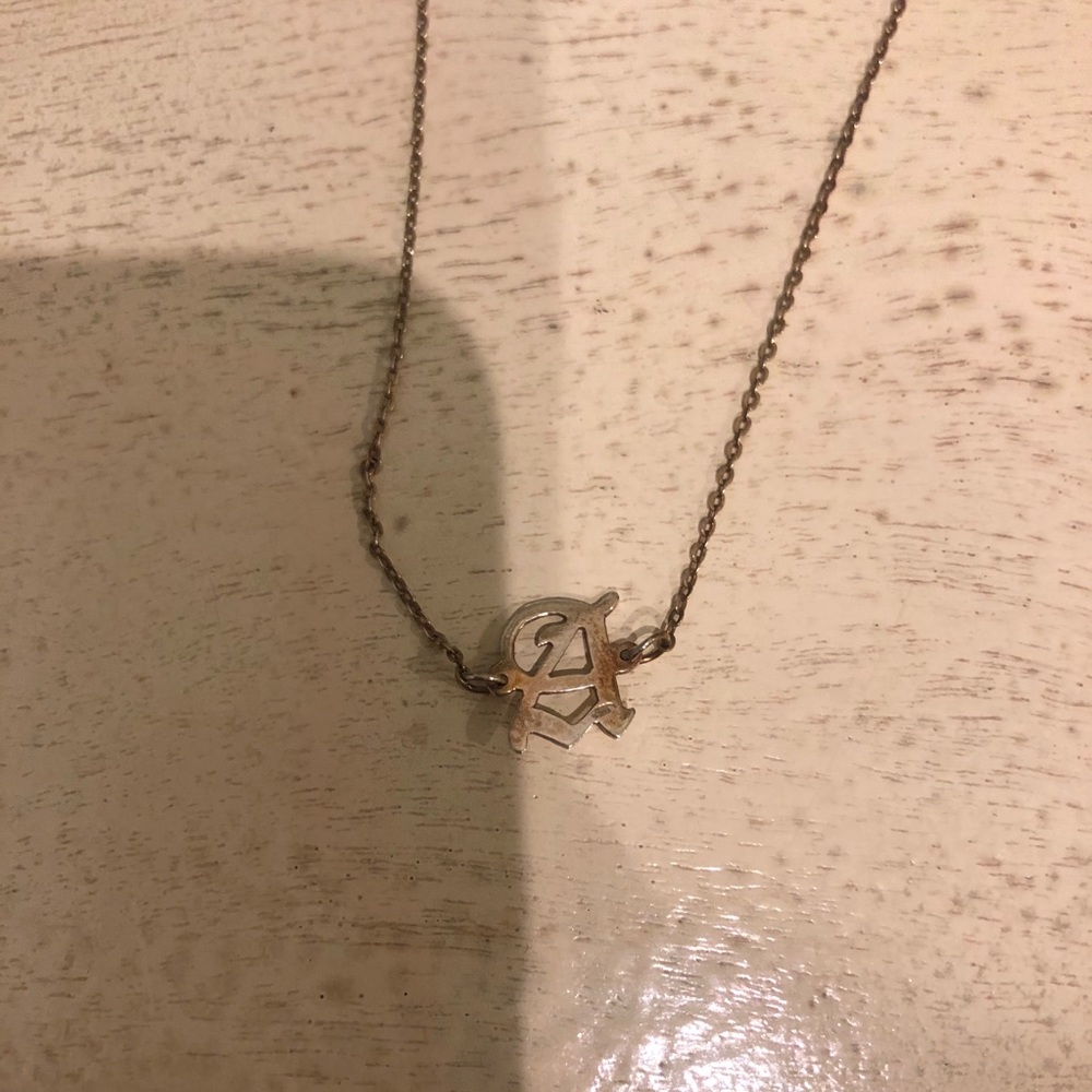 The M Jewelers Gold Initial “A” Choker Necklace - Picture 5 of 6